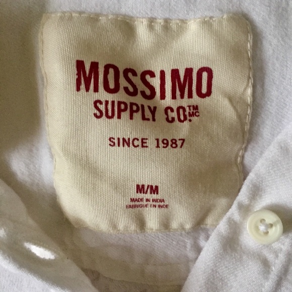 Mossimo White Button Down Sleeveless Top Size M - Picture 5 of 8